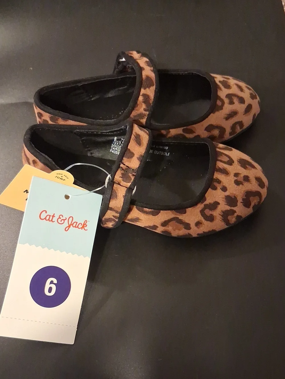 Cat & Jack Mary Jane Flats Addy With Memory Foam Size 6 New With Tags